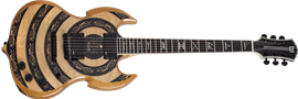 Wylde Audio Barbarian  Norse Dragon Raw Top 6-String Electric Guitar 2023
